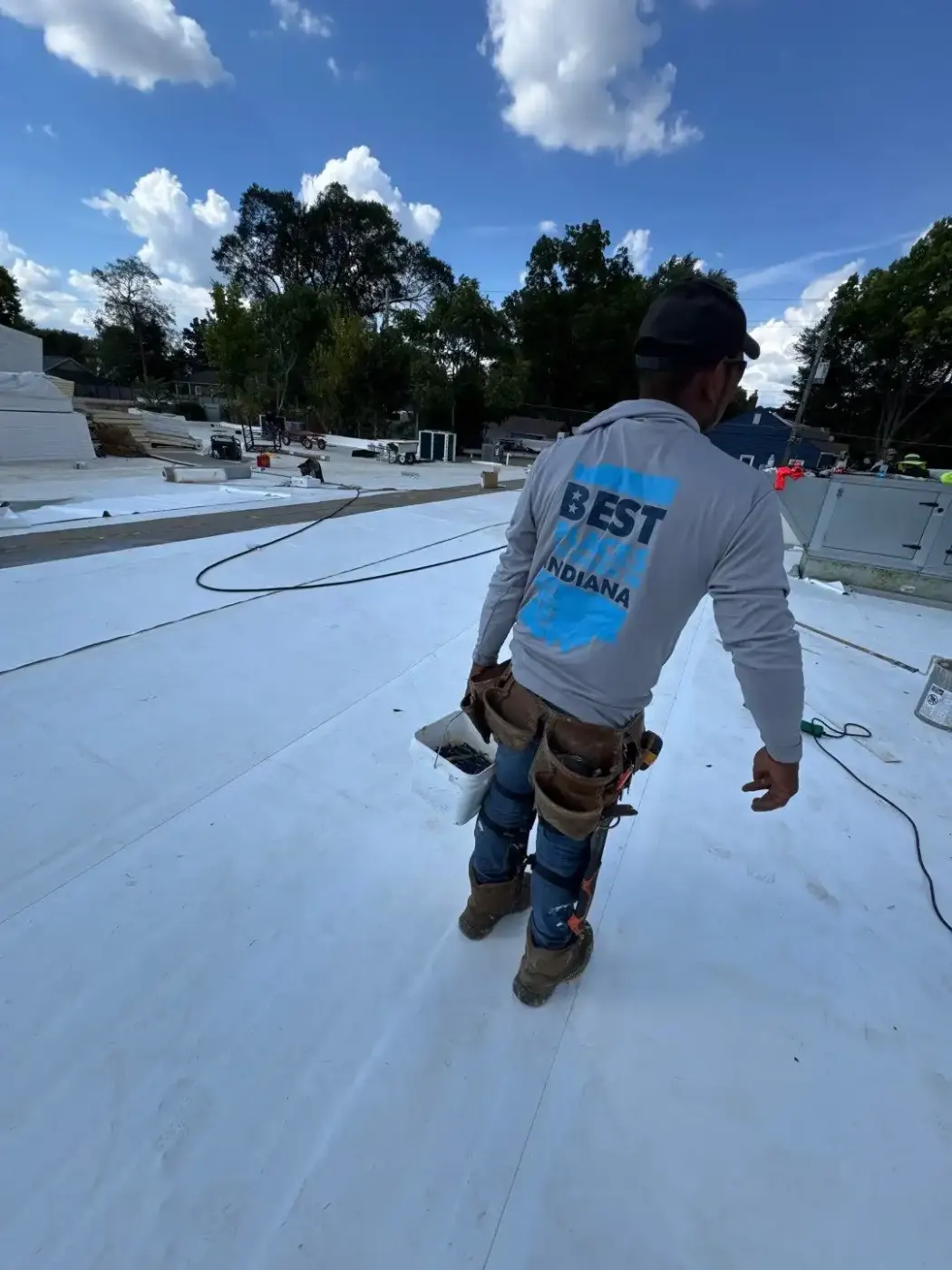 Membrane repair completed in Garrett
