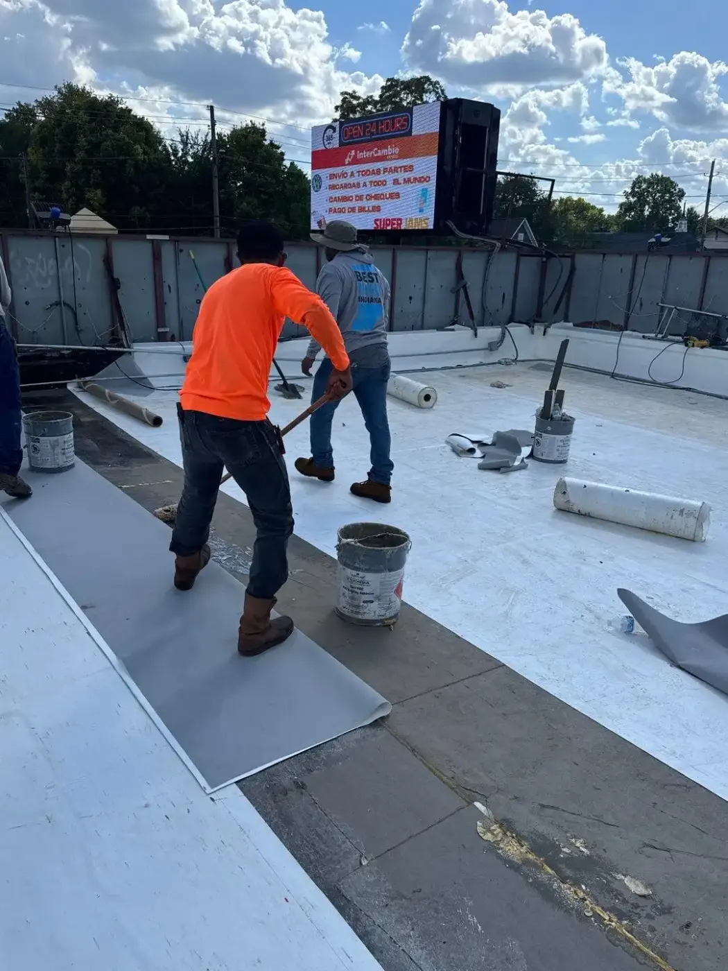 Membrane repair completed in Garrett